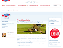 Tablet Screenshot of emmi-interfrais.ch